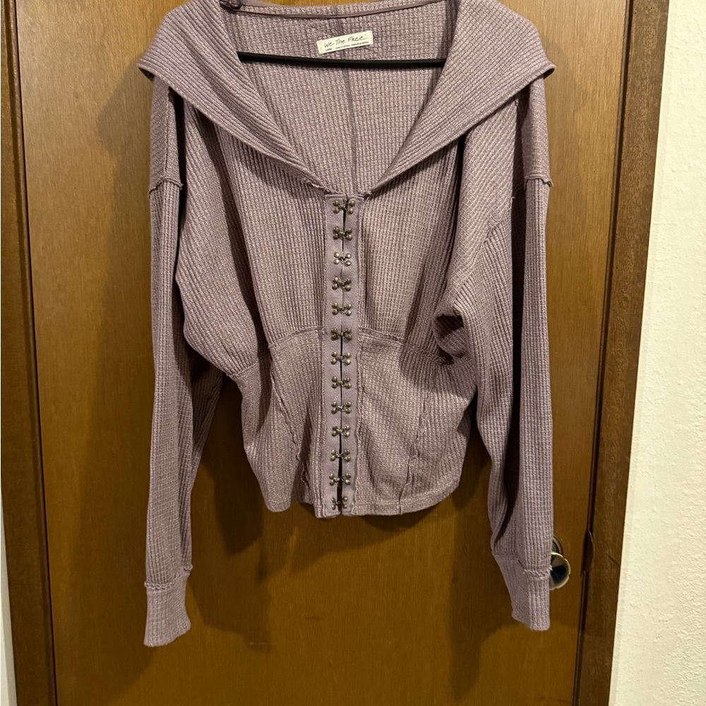 We The Free Purple Relaxed Fit Hoodie